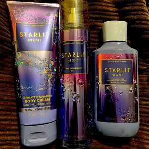 Bath and Body Works Set Starlit Night